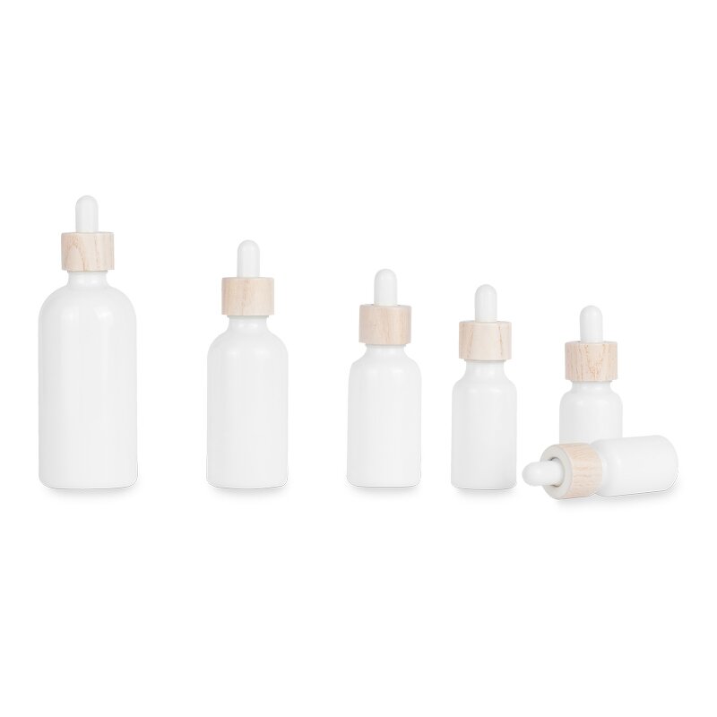 Glass Serum Bottle Manufacturer - Custom 10-100ml White Dropper