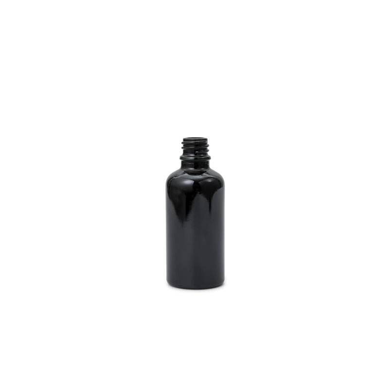 Essential Oil Bottle Factory - 5-100ml Black Glass Container Packaging