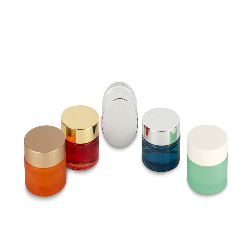 Glass Bottle Factory - OEM 50g Straight Round Cream Bottle