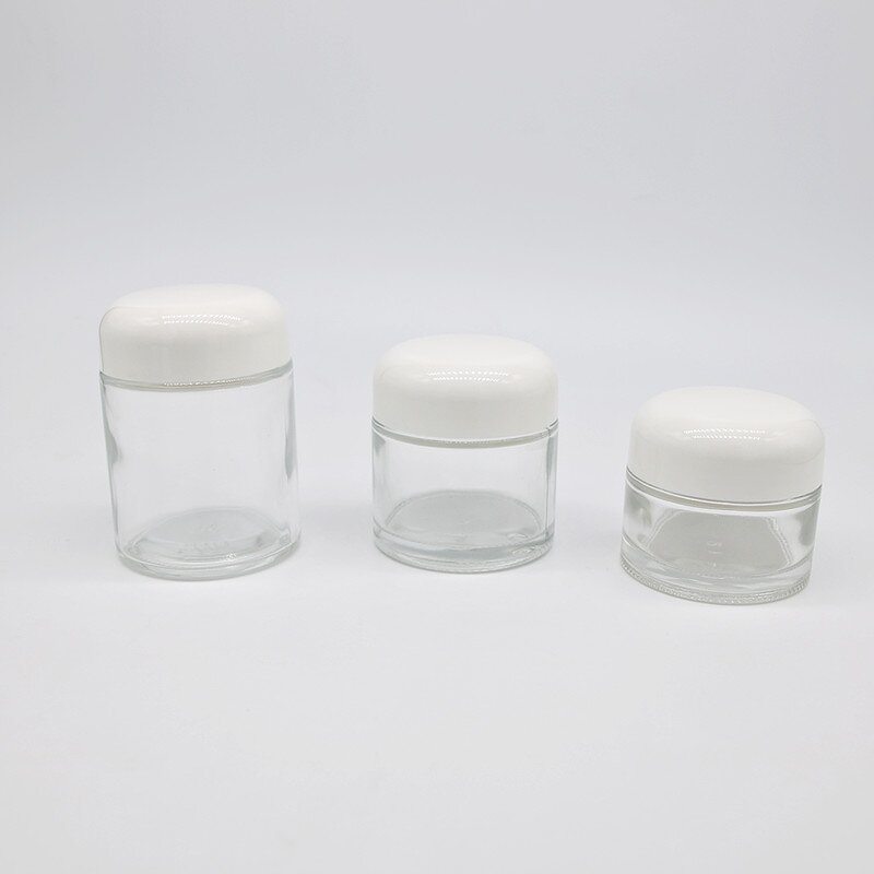 Glass Cream Jar Factory - 50ml Face Cream Empty Bottle Packaging