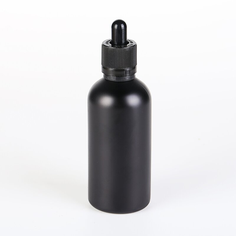 Essential Oil Bottle Supplier - Wholesale 5-100ml Matte Black Dropper