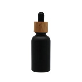 Glass Dropper Bottle Factory - 15-50ml Flat Shoulder Bamboo