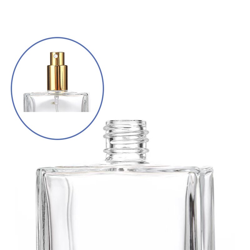 Glass Bottle Manufacturer - Custom 30ml Square with Dropper Pump