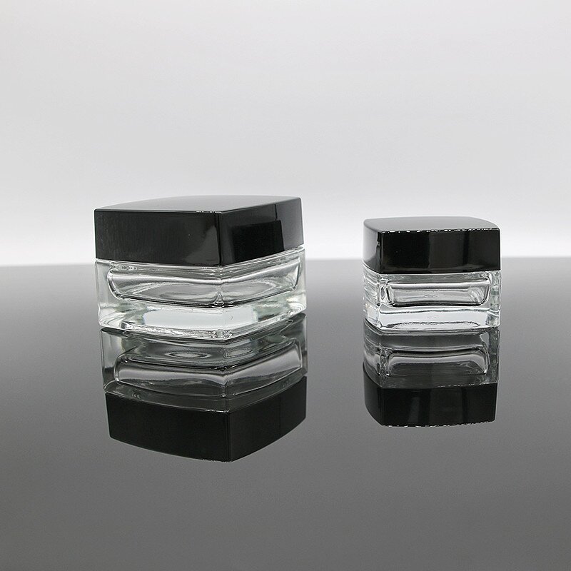 Glass Cream Can Factory - 20-50ml Super Luxurious Cube Cosmetic