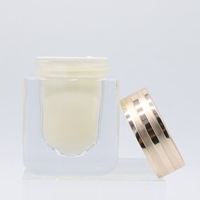 Facial Moisturizer Bottle Manufacturer - 50g Square Unique Cream Jar