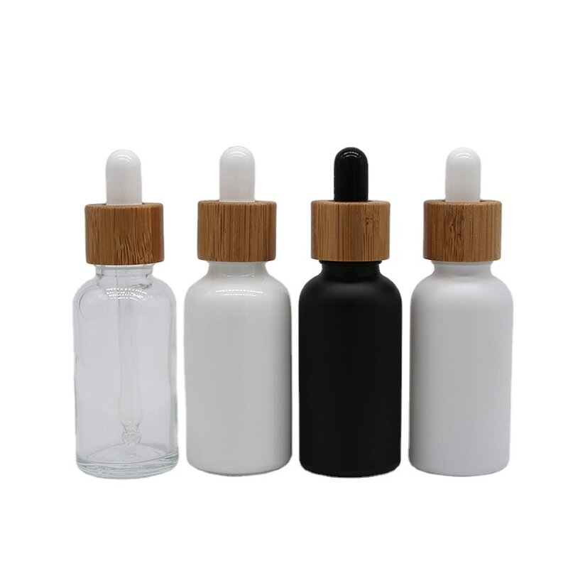 Dropper Bottle Manufacturer - Screen Printing 30ml Frosted Black Tincture