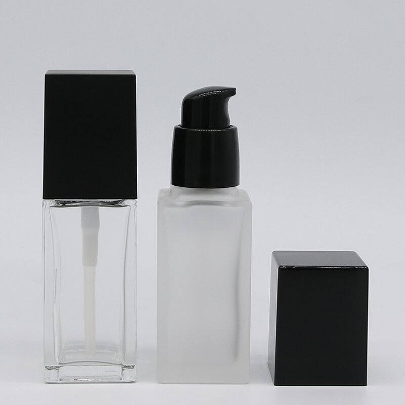 Glass Bottle Supplier - OEM 30ml Skincare Foundation Cosmetic