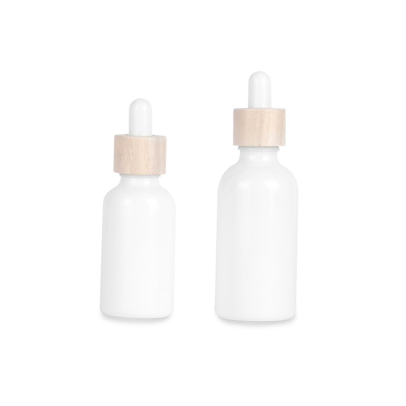 Glass Serum Bottle Manufacturer - Custom 10-100ml White Dropper
