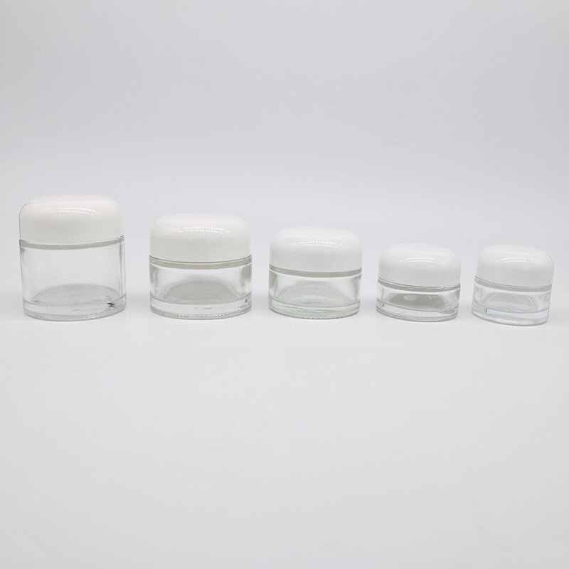 Glass Cream Jar Factory - 50ml Face Cream Empty Bottle Packaging