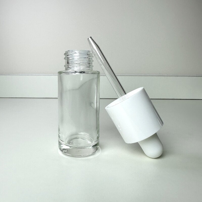 Black Glass Bottle Factory - Hot Sale 10-100ml Round Lotion Pump