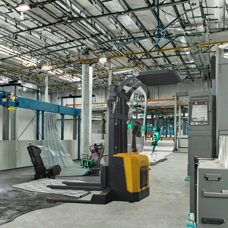 Electric Pallet Stacker Manufacturer - OEM/ODM 1.5 Ton 1150mm Fork AC Motor Stacker