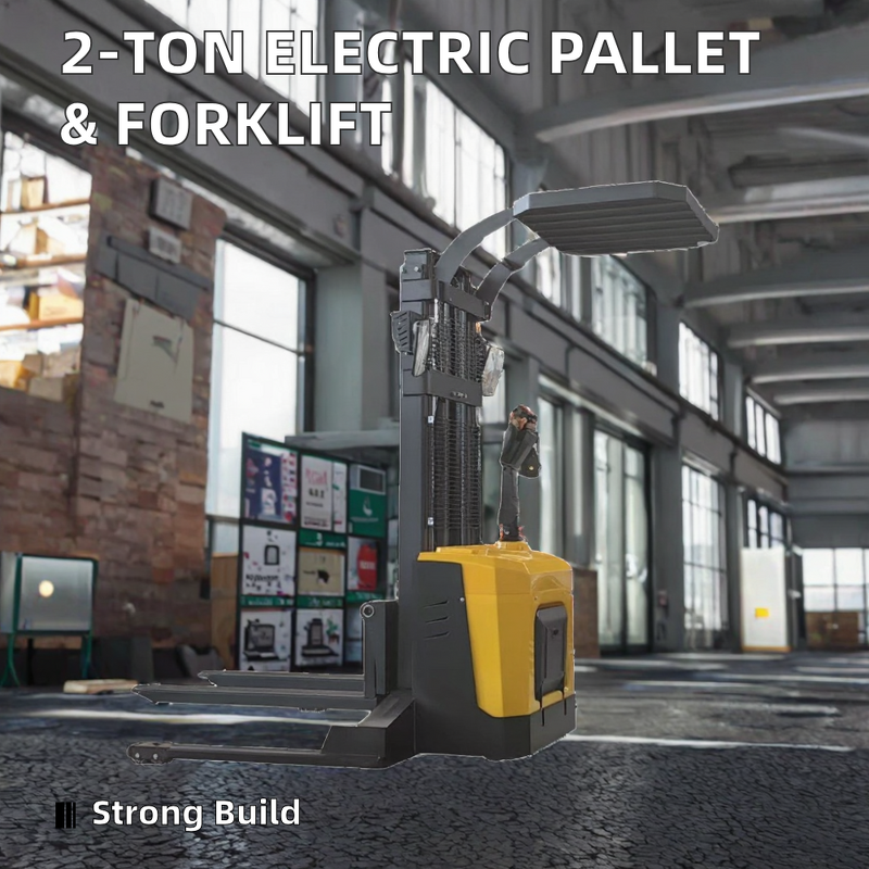 Electric Pallet Stacker Manufacturer - OEM/ODM 1.5 Ton 1150mm Fork AC Motor Stacker