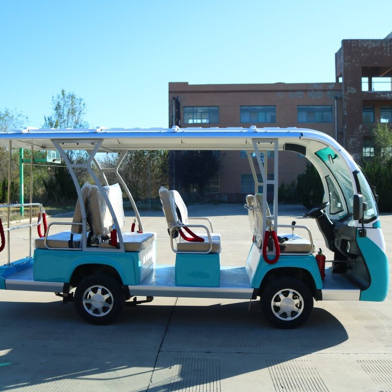 Electric Sightseeing Vehicle Manufacturer - OEM Custom 11 Passenger Golf Cart Bus