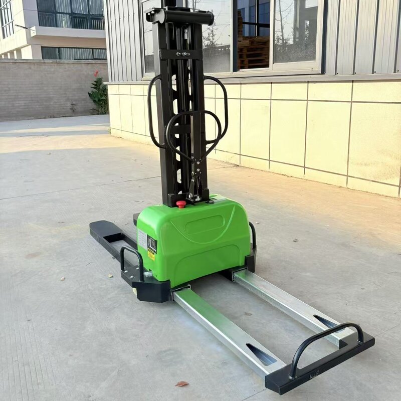 Electric Pallet Stacker Manufacturer - OEM/ODM Heavy Duty Self Lifting Stacker with Forks