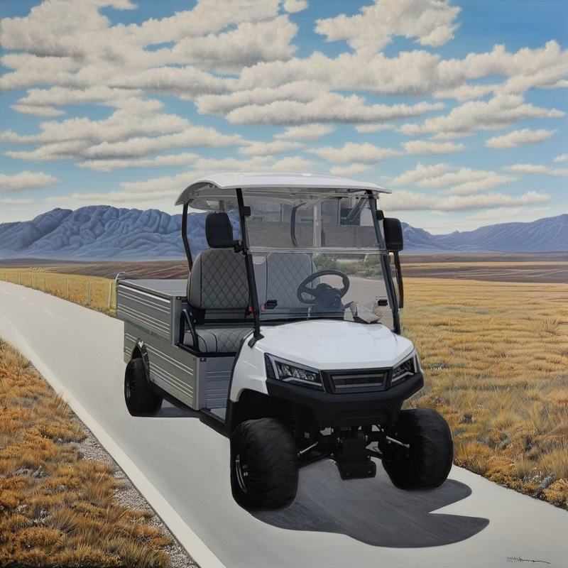 Electric Golf Cart Manufacturer - OEM/ODM 48v Battery 4 Stroke Engine Cargo Golf Cart