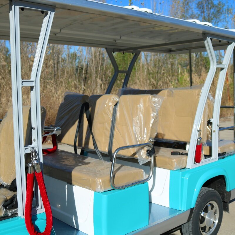 Electric Sightseeing Car Manufacturer - Wholesale 72V 11 Seater 4-wheel Golf Cart