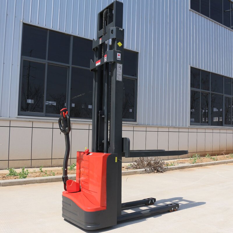 Electric Pallet Stacker Manufacturer - OEM/ODM 1-2 Ton Self Loading Electric Stacker