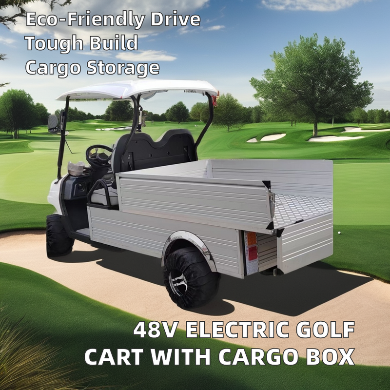 Electric Golf Cart Manufacturer - OEM/ODM 48v Battery 4 Stroke Engine Cargo Golf Cart