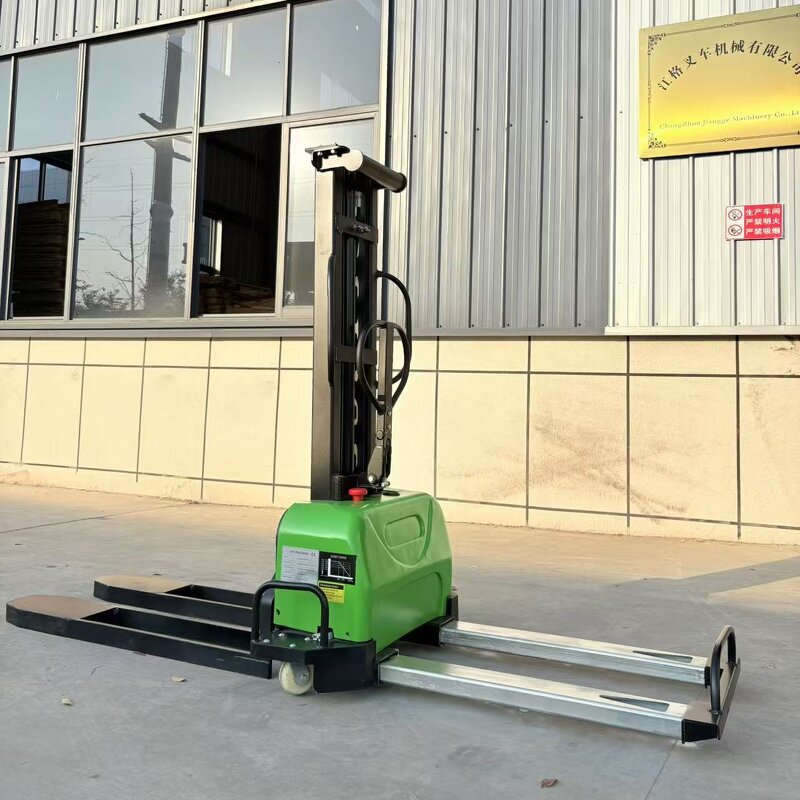 Electric Pallet Stacker Manufacturer - OEM/ODM Heavy Duty Self Lifting Stacker with Forks