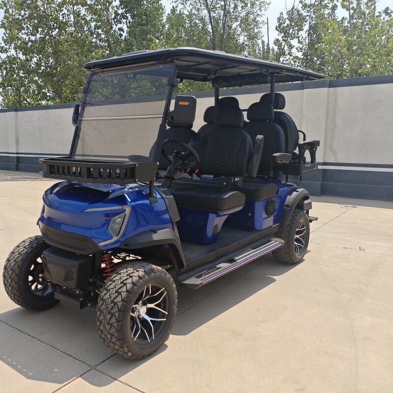 Electric Golf Cart Manufacturer - OEM/ODM 48V Lithium Battery Steel Frame Golf Cart