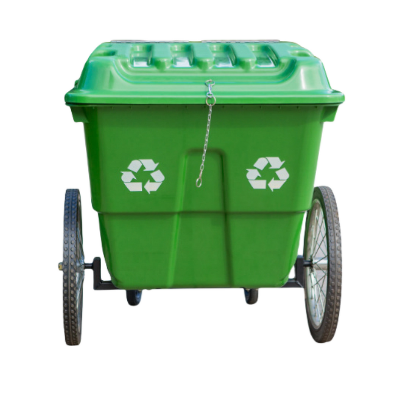 Plastic Garbage Trolley Manufacturer - OEM/ODM 400 Liters Heavy Duty Dump Cart