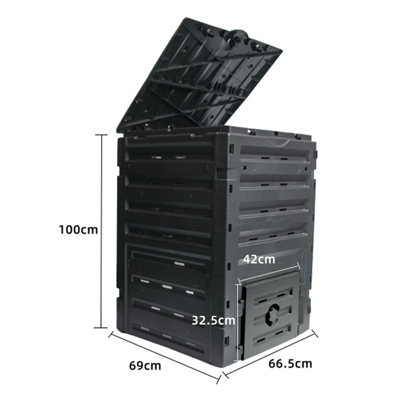 Outdoor Composting Bin Manufacturer - OEM/ODM 300L Large Worm Bin for Home