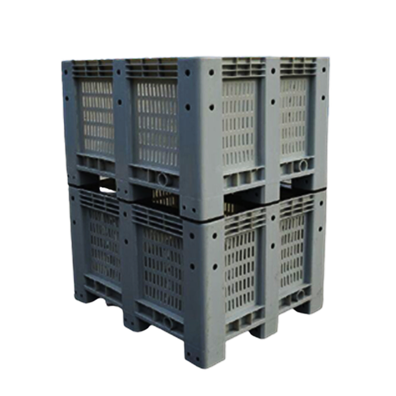 Industrial Plastic Pallet Box Manufacturer - OEM/ODM 1200x1000x810mm Bulk Container
