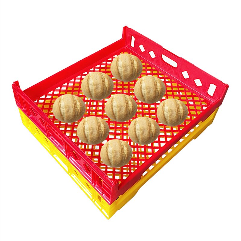 Plastic Toast Tray Manufacturer - OEM/ODM HDPE Food Grade Ventilated Cake Crate