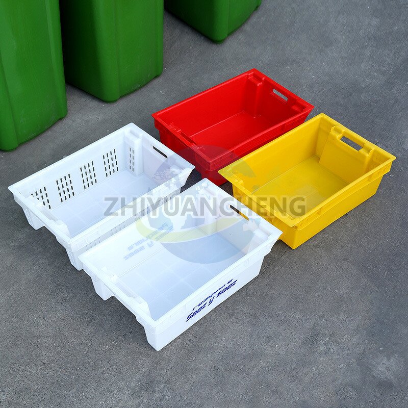 Plastic Meat Crate Manufacturer - OEM Custom Stackable Nesting Food Container