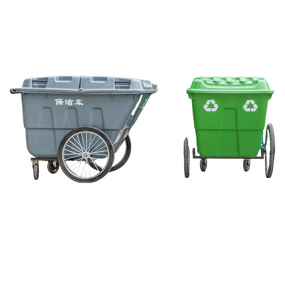 Outdoor Sanitation Bin Manufacturer - OEM/ODM 400L PP Foot Pedal Eco-Friendly Bin