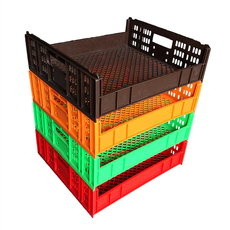 Foldable Plastic Crate Manufacturer - OEM/ODM Stackable Transport Storage Crate