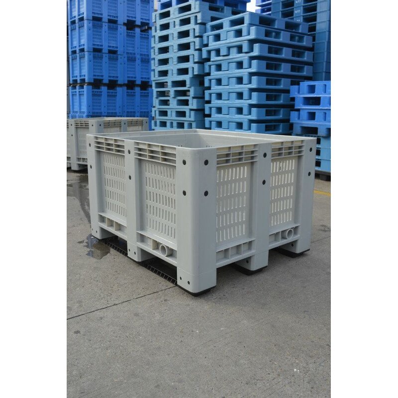 Nesting Crate Manufacturer - OEM/ODM 1200x1000x760mm Vented Fruit Crate