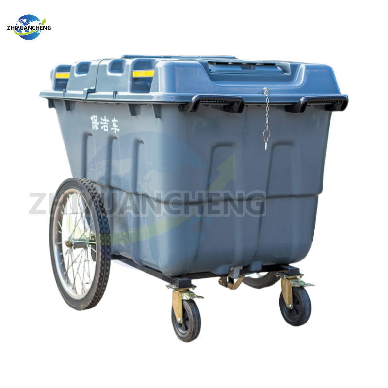 Garbage Bin Manufacturer - Factory Price 400L HDPE Wheeled Trash Bin