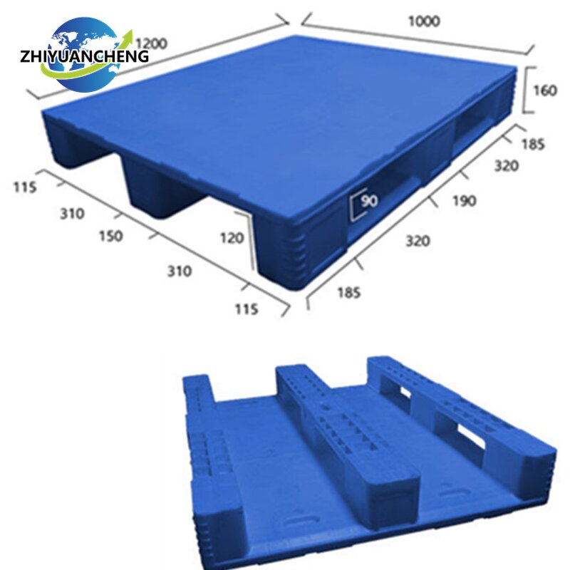 Plastic Pallet Manufacturer - OEM/ODM 4 Way Heavy Duty Single Faced Pallet