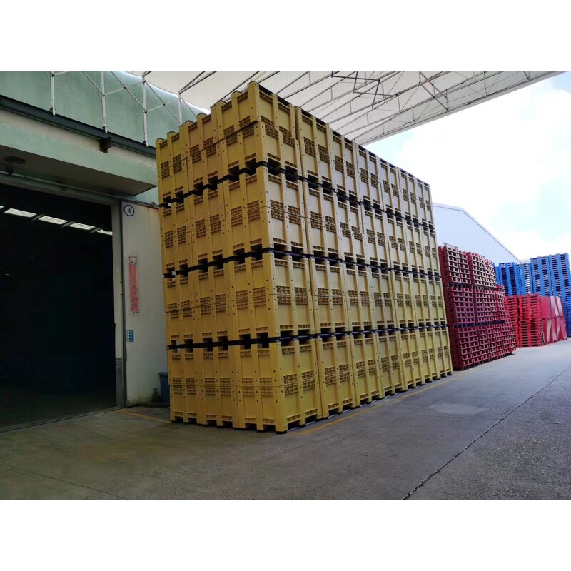 Industrial Plastic Pallet Box Manufacturer - OEM/ODM 1200x1000x810mm Bulk Container