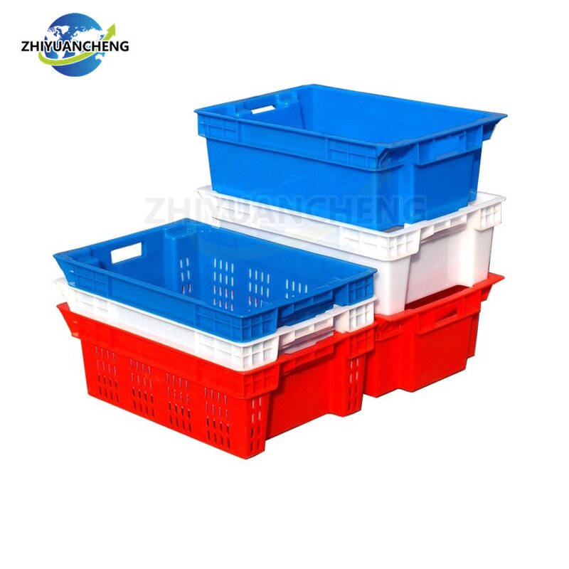 Plastic Meat Crate Manufacturer - OEM Custom Stackable Nesting Food Container