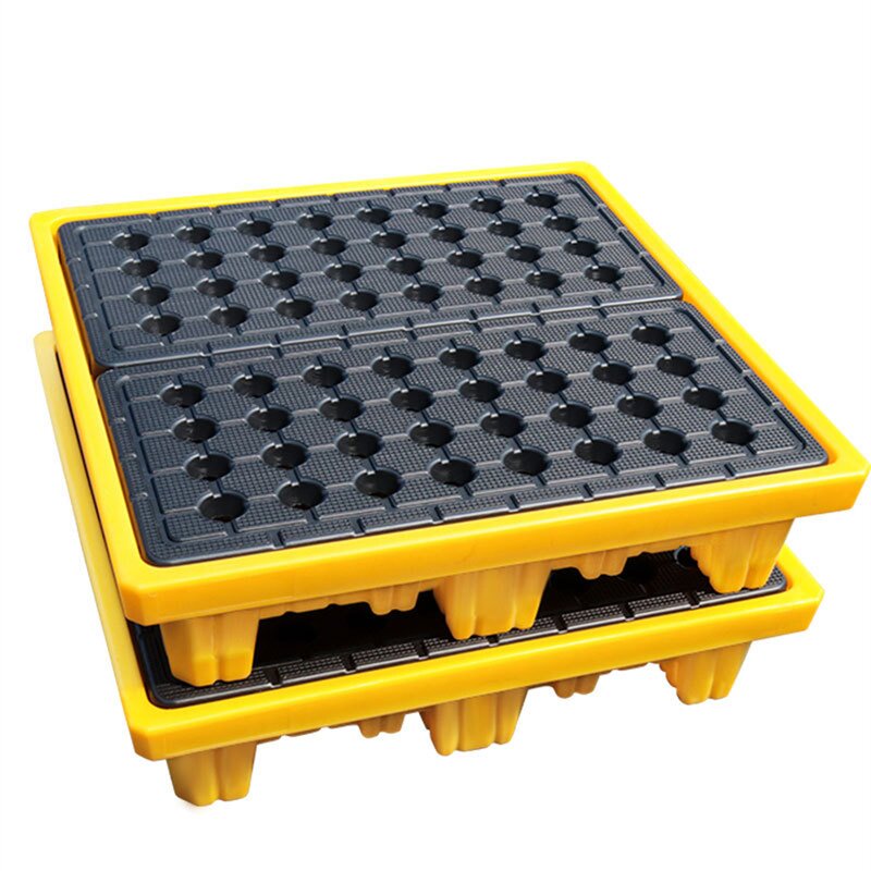 Drum Spill Pallet Manufacturer - OEM/ODM 4 Drum Leak-Proof Containment Tray