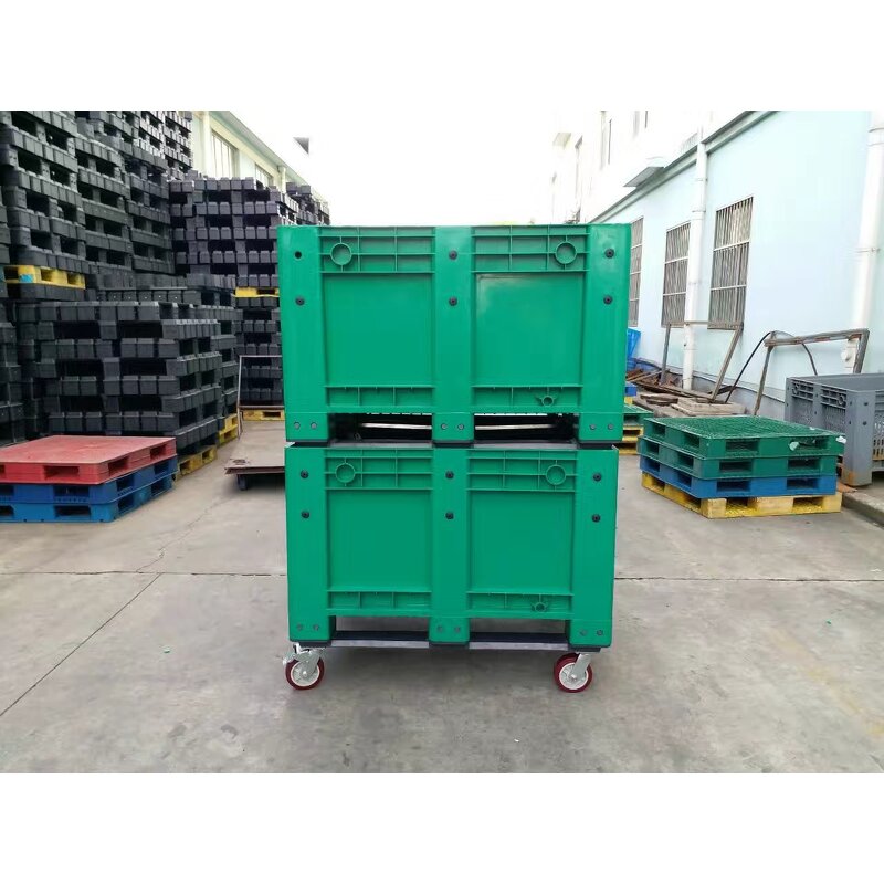 Plastic Pallet Box Manufacturer - OEM/ODM Large Stackable Solid Wall Container