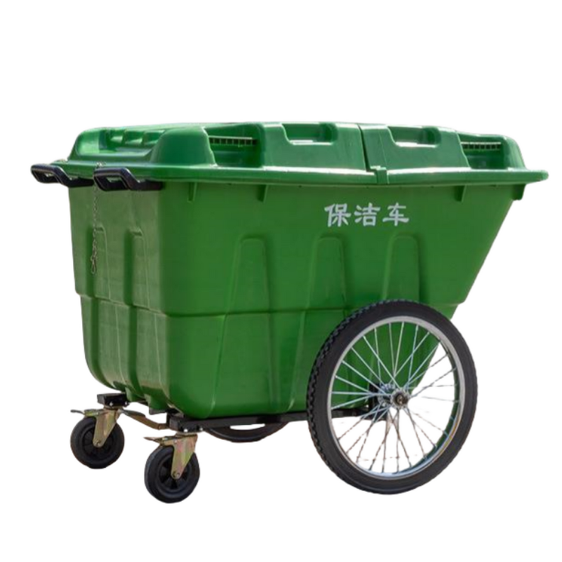 Industrial Garbage Bin Manufacturer - OEM/ODM 400L 4-Wheel Outdoor Trash Container