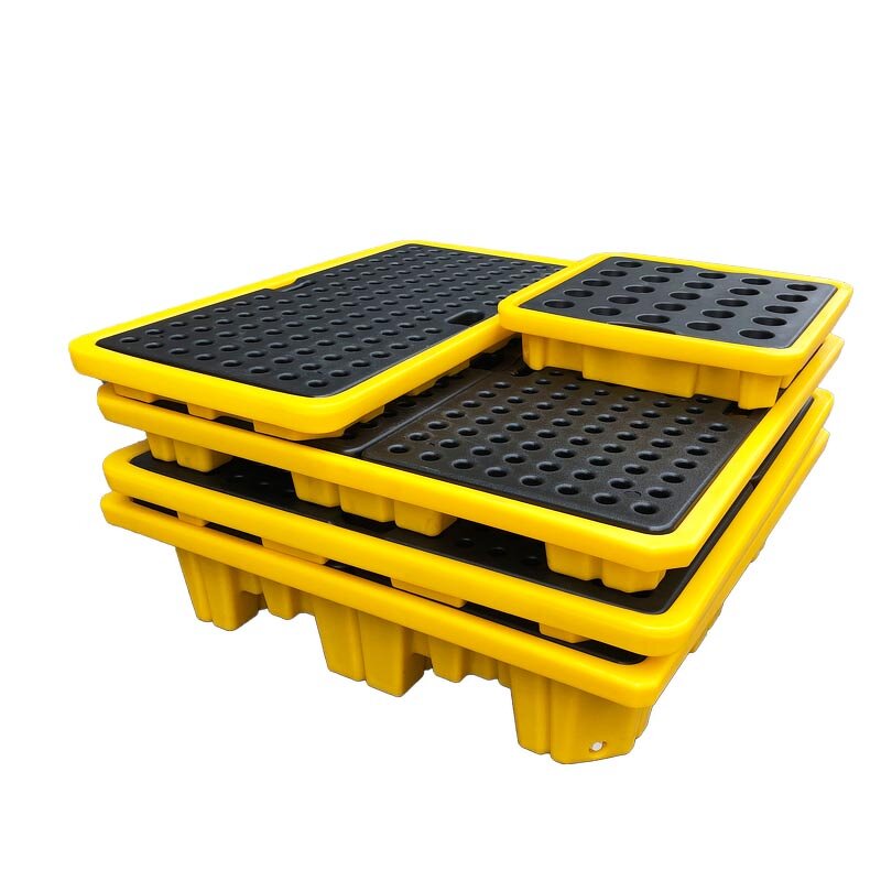 Spill Pallet Manufacturer - OEM/ODM Yellow Single IBC Bund Pallet