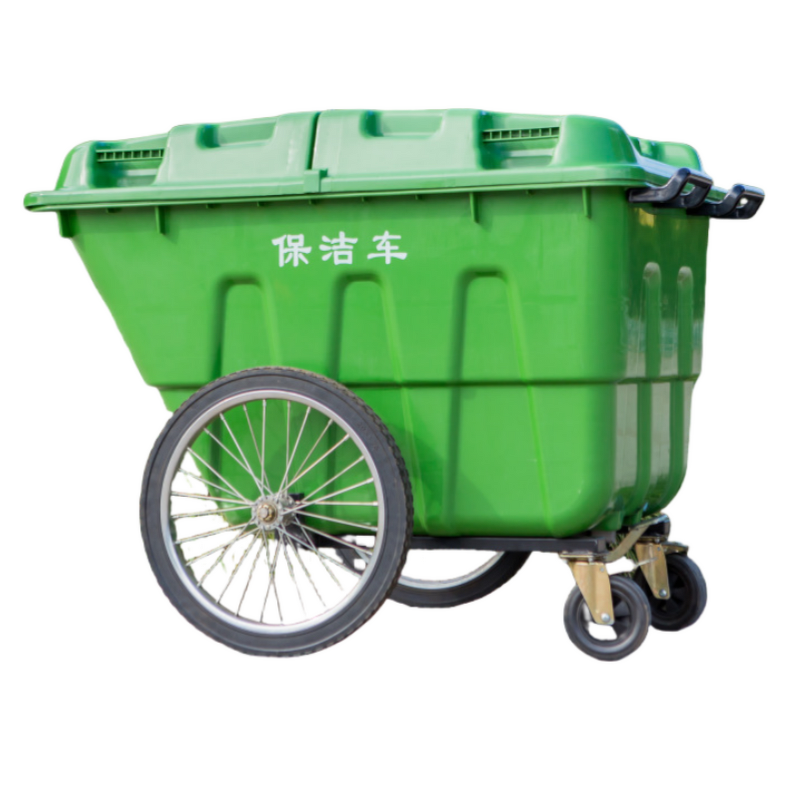 Wheeled Trash Can Manufacturer - OEM/ODM 400L Industrial Plastic Garbage Trolley
