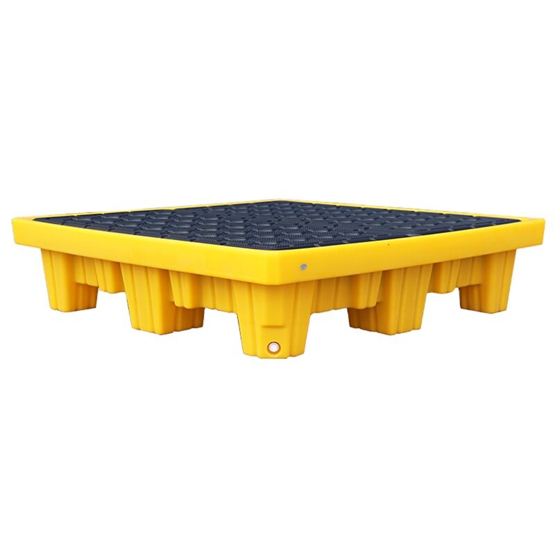 Drum Spill Pallet Manufacturer - OEM/ODM 4 Drum Leak-Proof Containment Tray