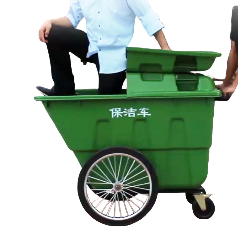 Refuse Collector Cart Manufacturer - OEM/ODM 400L Rectangular Wheelie Bin
