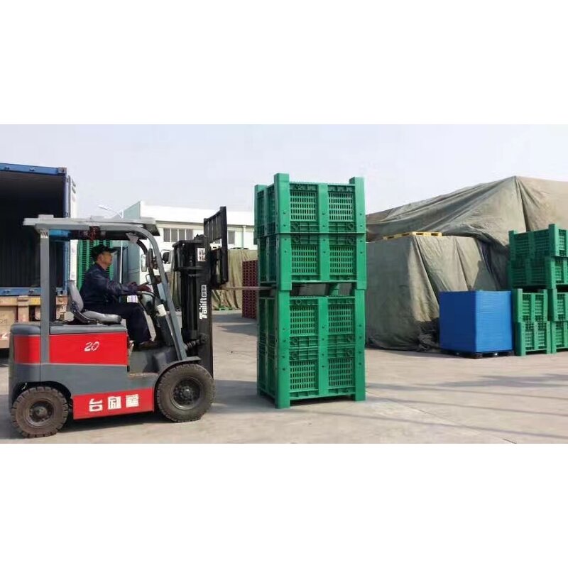 Plastic Pallet Box Manufacturer - OEM/ODM 1200x1000x760mm Vented Fruits Box