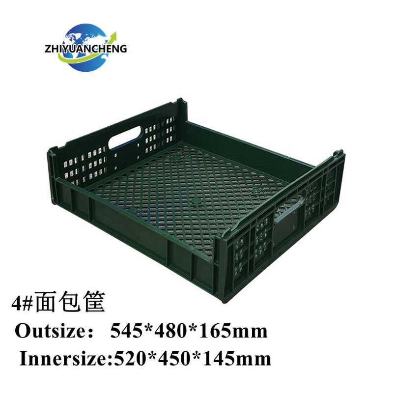 Plastic Bread Crate Manufacturer - OEM/ODM Stackable Food Grade Bakery Crate