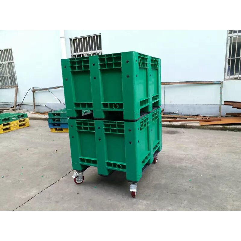 Plastic Pallet Box Manufacturer - OEM/ODM Large Stackable Solid Wall Container