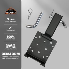 Trailer Hitch Winch Mount Manufacturer - 2" Receiver 3500lbs Capacity