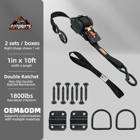 Ratchet Tie Down Strap Manufacturer - 1 Inch Heavy Duty Polyester Material