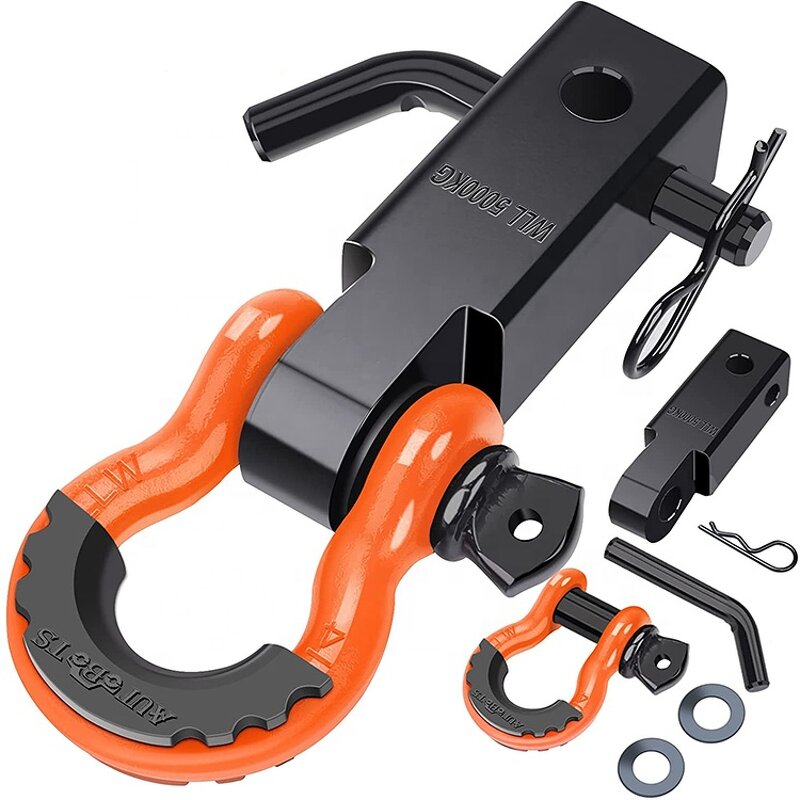Hitch Receiver Kit Factory - Carbon Steel Bow Towing D Ring Shackle