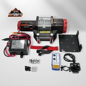 ATV Electric Winch Factory - 4500lbs Synthetic Steel Wire Rope 4x4